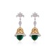 Designer Earrings with Certified Diamonds in 18k Yellow Gold - ER1131P